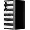 Black and White Striped Marble Galaxy Z Fold4 5G Skin